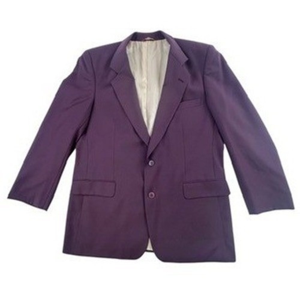 Cricketeer‎ Mens 46L Burgundy Blazer Jacket Suit Sport Coat Gino's Kenosha WI